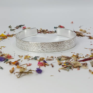 925 sterling silver boho bangle